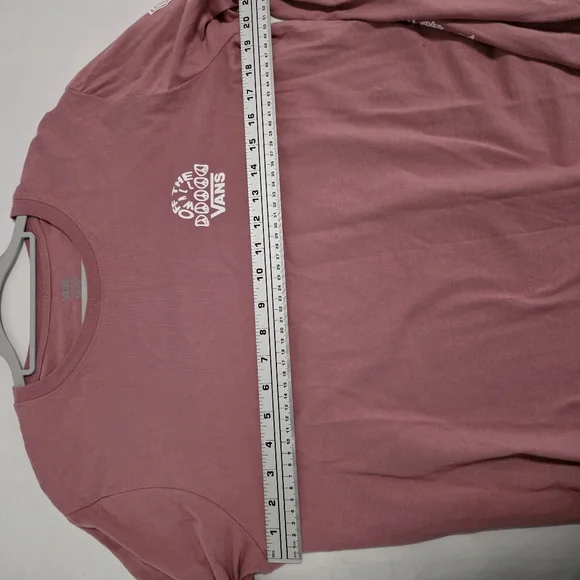 Vans Off The Wall Pink Logo Shirt - Picture 6 of 8